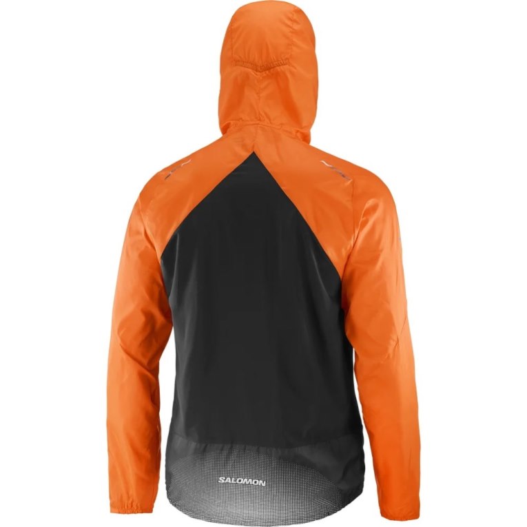 Orange Salomon Bonatti Cross Men's Windbreaker | PH 38051V